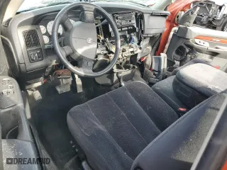 2005 Dodge Ram 1500 SLT with VIN 1D7HU16D35J587809, listed as a Copart auction lot 43447665 with 0 mi miles and Salvage Title. Bid and sale history available at carsss.com. Image 8.