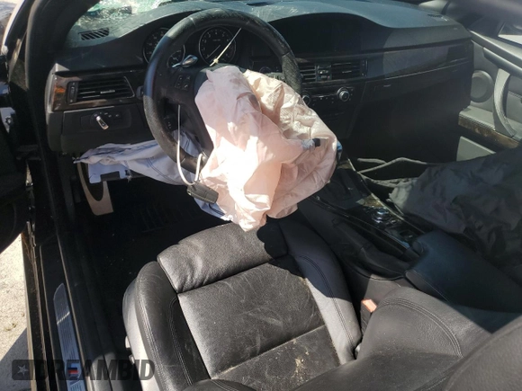 2010 BMW 3 Series 335i with VIN WBAWL7C59AP476237, listed as a Copart auction lot 52363615 with Not provided miles and Salvage title. Bid and sale history available at DreamBid. Image 8.