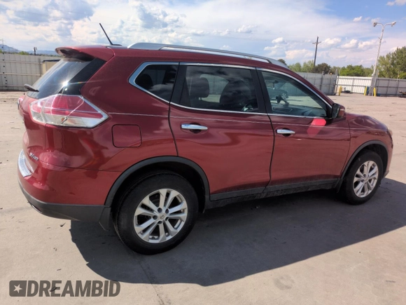 2015 Nissan Rogue SV with VIN KNMAT2MV4FP509263, listed as a Copart auction lot 56246435 with 108,725 mi miles and Clean Title. Bid and sale history available at DreamBid. Image 3.