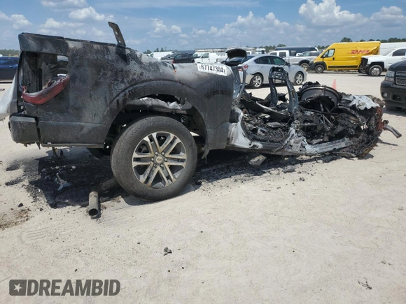 2023 Ford F-150 XL with VIN 1FTEW1EP3PKD48339, listed as a Copart auction lot 67747304 with Not provided miles and Non repairable. Bid and sale history available at DreamBid. Image 3.