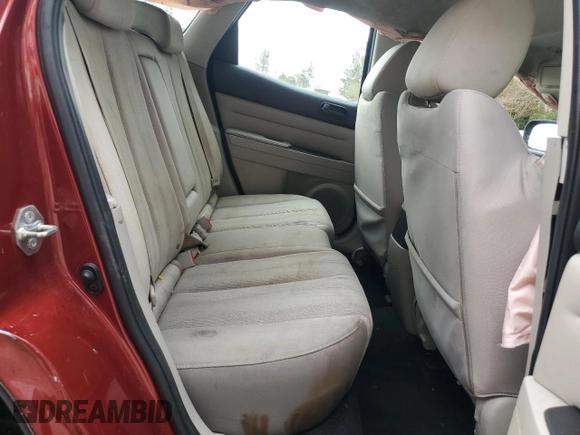 2011 Mazda CX-7 i SV with VIN JM3ER2A50B0359828, listed as a Copart auction lot 49338995 with 142,639 mi miles and Salvage Title. Bid and sale history available at carsss.com. Image 10.