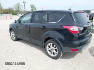2017 Ford Escape SE with VIN 1FMCU0GD3HUC91104, listed as a IAAI auction lot 42142522 with 107,147 mi miles. Bid and sale history available at carsss.com. Image 3.