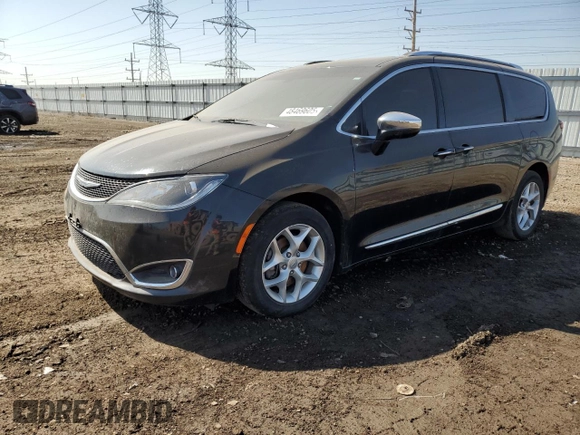 2020 Chrysler Pacifica Limited z VIN 2C4RC1GG1LR187041, wystawiony jako Copart lot #48469605 z przebiegiem 176 172 mil mil oraz Szkoda całkowita • Salvage title. Historia ofert i sprzedaży dostępna na DreamBid. Obrazek 1.