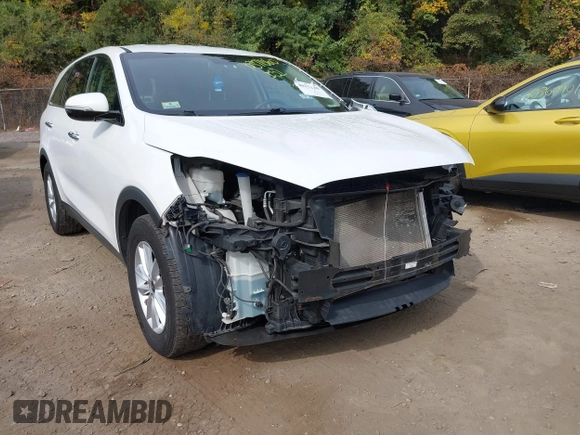 2020 Kia Sorento LX V6 with VIN 5XYPG4A51LG624013, listed as a IAAI auction lot 41129298 with 152,051 mi miles. Bid and sale history available at carsss.com. Image 6.