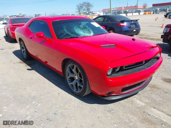 2015 Dodge Challenger R/T with VIN 2C3CDZAT7FH809339, listed as a IAAI auction lot 41771707 with 125,292 mi miles. Bid and sale history available at carsss.com. Image 1.