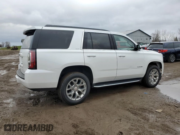 2019 GMC Yukon SLT Standard Edition with VIN 1GKS2DKC4KR371506, listed as a Copart auction lot 81917584 with 56,193 mi miles and Clean Title. Bid and sale history available at carsss.com. Image 3.