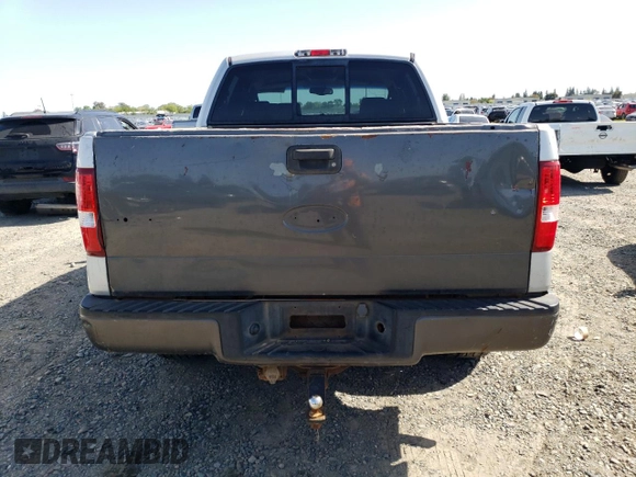 2005 Ford F-150 XLT with VIN 1FTPW14545KC62933, listed as a Copart auction lot 52158555 with 178,756 mi miles and Clean Title. Bid and sale history available at carsss.com. Image 6.