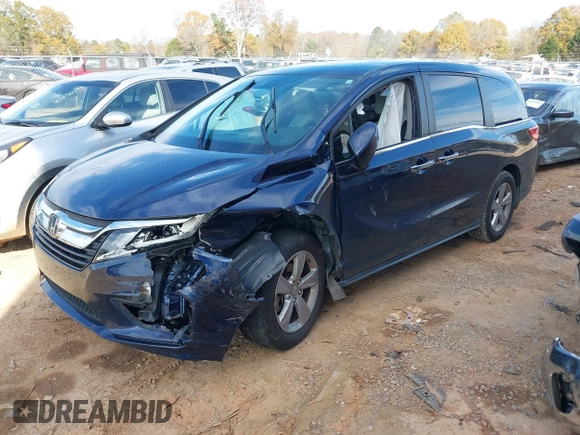 2019 Honda Odyssey EX-L with VIN 5FNRL6H72KB090503, listed as a IAAI auction lot 40958508 with 101,597 mi miles. Bid and sale history available at carsss.com. Image 20.