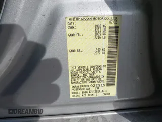 2013 Nissan Altima 2.5 S with VIN 1N4AL3APXDC922519, listed as a IAAI auction lot 41181911 with 103,145 mi miles and . Bid and sale history available at carsss.com. Image 9.