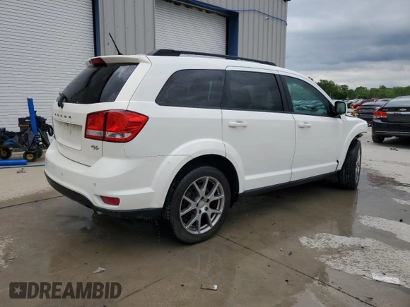 2014 Dodge Journey R/T with VIN 3C4PDCEG0ET309861, listed as a Copart auction lot 55318185 with 185,526 mi miles and Salvage title. Bid and sale history available at DreamBid. Image 3.