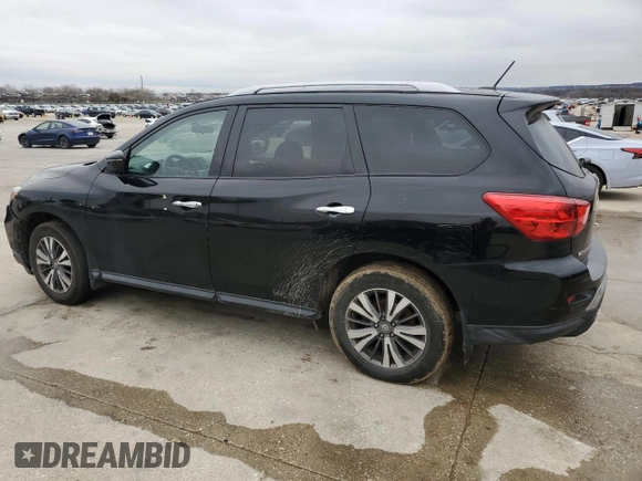 2018 Nissan Pathfinder S z VIN 5N1DR2MNXJC610928, wystawiony jako Copart lot #44451385 z przebiegiem 140 070 mil mil oraz Szkoda całkowita • Salvage title. Historia ofert i sprzedaży dostępna na DreamBid. Obrazek 2.