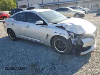 2022 Nissan Sentra S with VIN 3N1AB8BV3NY311279, listed as a Copart auction lot 50554015 with 65,622 mi miles and Salvage Title. Bid and sale history available at carsss.com. Image 4.