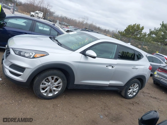 2019 Hyundai Tucson SE with VIN KM8J23A46KU902032, listed as a IAAI auction lot 41844487 with 77,762 mi miles. Bid and sale history available at carsss.com. Image 13.