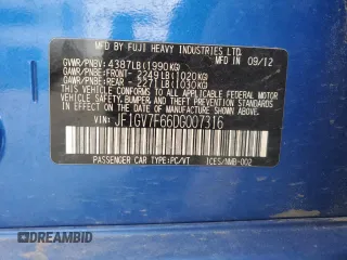 2013 Subaru WRX WRX Limited с VIN JF1GV7F66DG007316, выставлен на аукционе Copart как лот 49179865 с пробегом 117 860 миль миль и Списание • Salvage title. История ставок и продаж доступна на DreamBid. Изображение 12.