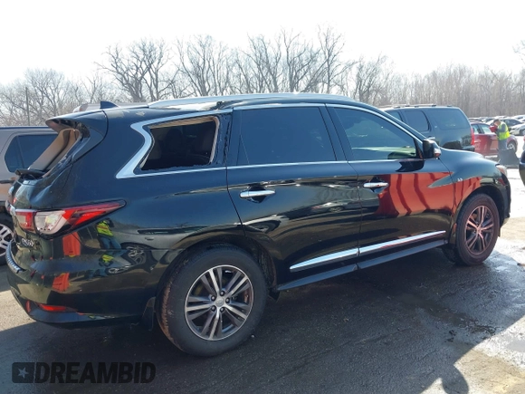2017 Infiniti QX60 with VIN 5N1DL0MN7HC561106, listed as a IAAI auction lot 41768919 with 112,377 mi miles. Bid and sale history available at carsss.com. Image 13.