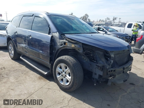 2013 Chevrolet Traverse LS with VIN 1GNKRFED5DJ105184, listed as a IAAI auction lot 41423154 with 111,025 mi miles. Bid and sale history available at carsss.com. Image 1.