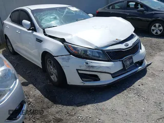 2015 Kia Optima LX with VIN KNAGM4A78F5592763, listed as a IAAI auction lot 41798622 with 165,840 mi miles and . Bid and sale history available at DreamBid. Image 1.