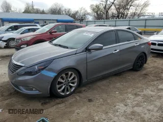2013 Hyundai Sonata Limited with VIN 5NPEC4AC9DH577602, listed as a Copart auction lot 50443295 with 155,868 mi miles and Clean Title. Bid and sale history available at DreamBid. Image 1.