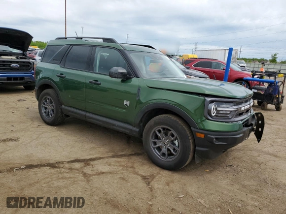 2024 Ford Bronco Sport Big Bend z VIN 3FMCR9B60RRE76153, wystawiony jako Copart lot #57972725 z przebiegiem 3 021 mil mil oraz Czysty tytuł • Clean title. Historia ofert i sprzedaży dostępna na DreamBid. Obrazek 4.