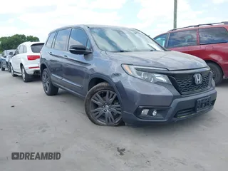 2021 Honda Passport EX-L z VIN 5FNYF7H53MB008238, wystawiony jako IAAI lot #42017959 z przebiegiem 55 411 mil mil oraz . Historia ofert i sprzedaży dostępna na DreamBid. Obrazek 1.