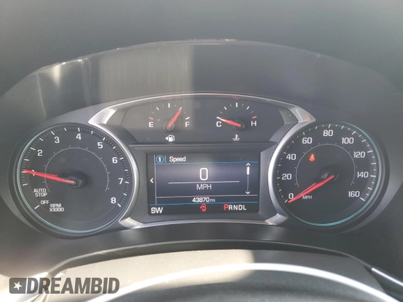 2021 Chevrolet Equinox LT with VIN 3GNAXJEV9MS162077, listed as a Copart auction lot 54849225 with 43,870 mi miles and Salvage title. Bid and sale history available at DreamBid. Image 9.