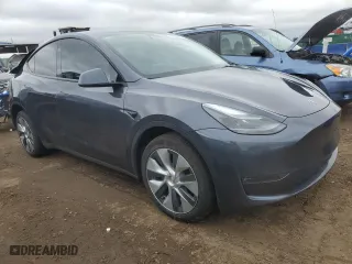 2023 Tesla Model Y Long Range with VIN 7SAYGDEE0PF864510, listed as a Copart auction lot 51259035 with 21,917 mi miles and Salvage Title. Bid and sale history available at carsss.com. Image 4.