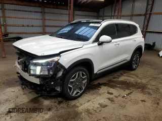 2022 Hyundai Santa Fe Hybrid SEL Premium with VIN KM8S3DA14NU040530, listed as a Copart auction lot 77708184 with 78,024 mi miles and Salvage Title. Bid and sale history available at carsss.com. Image 1.