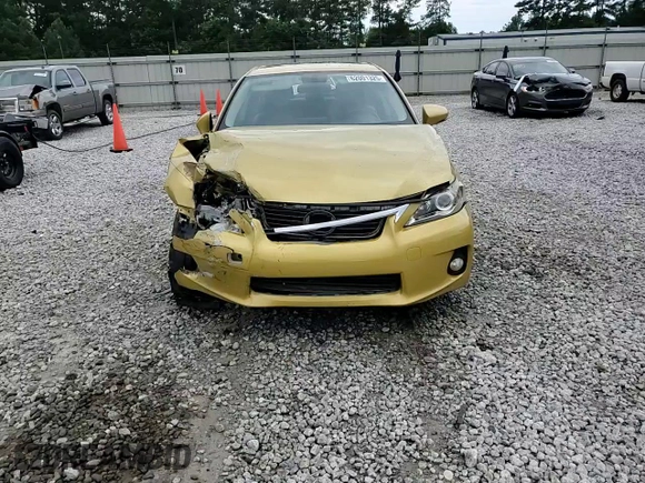 2012 Lexus CT 200h with VIN JTHKD5BH3C2054672, listed as a Copart auction lot 62001325 with 101,939 mi miles and Salvage title. Bid and sale history available at DreamBid. Image 13.