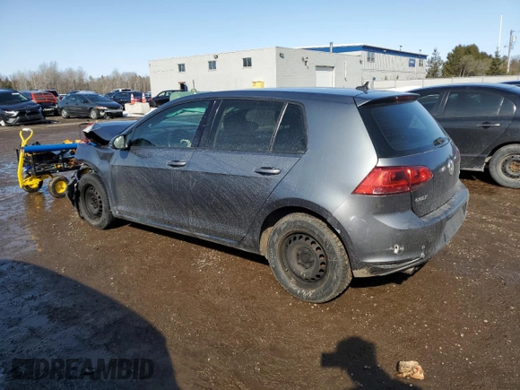 2016 Volkswagen Golf TSI SE z VIN 3VW217AU7GM042783, wystawiony jako Copart lot #46247585 z przebiegiem Nie podano mil oraz Szkoda całkowita • Salvage title. Historia ofert i sprzedaży dostępna na DreamBid. Obrazek 2.
