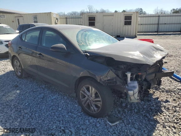 2020 Hyundai Elantra SEL with VIN 5NPD84LF7LH575897, listed as a Copart auction lot 46955585 with 123,032 mi miles and Salvage Title. Bid and sale history available at carsss.com. Image 4.