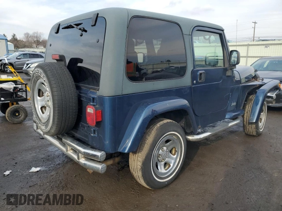 2003 Jeep Wrangler X with VIN 1J4FA39S93P352545, listed as a Copart auction lot 47069095 with 178,747 mi miles and Salvage Title. Bid and sale history available at carsss.com. Image 3.