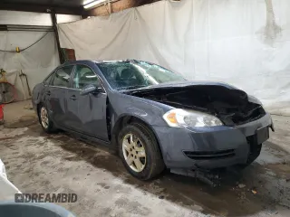 2008 Chevrolet Impala LS with VIN 2G1WB58KX81229172, listed as a Copart auction lot 58075235 with 182,165 mi miles and Salvage title. Bid and sale history available at DreamBid. Image 4.