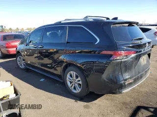 2023 Toyota Sienna Platinum with VIN 5TDESKFC6PS084698, listed as a Copart auction lot 80532734 with 16,884 mi miles and Salvage Title. Bid and sale history available at DreamBid. Image 2.