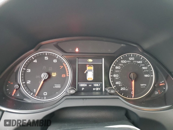 2011 Audi Q5 Prestige with VIN WA1WKAFP2BA075756, listed as a Copart auction lot 85464134 with 106,924 mi miles and Salvage title. Bid and sale history available at DreamBid. Image 9.