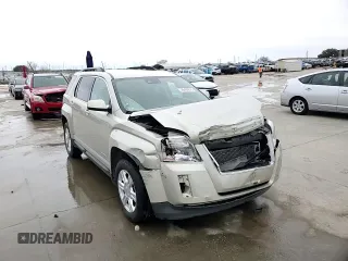 2015 GMC Terrain SLE with VIN 2GKALREK3F6346350, listed as a Copart auction lot 46514425 with 129,494 mi miles and Salvage Title. Bid and sale history available at DreamBid. Image 15.