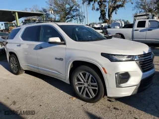 2023 Chevrolet Traverse High Country with VIN 1GNEVNKW4PJ119834, listed as a Copart auction lot 82607794 with 60,586 mi miles and Salvage Title. Bid and sale history available at carsss.com. Image 4.