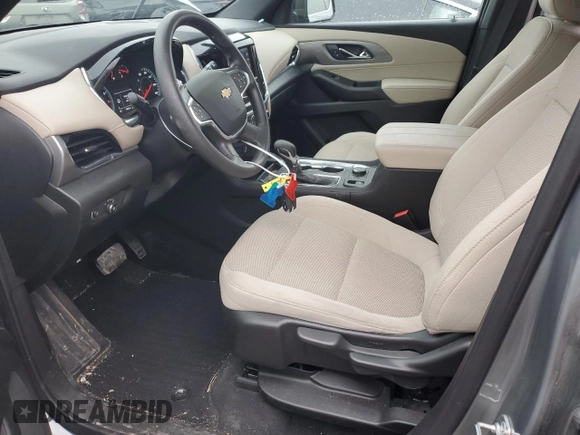 2024 Chevrolet Traverse LS with VIN 1GNESTKW7RJ139060, listed as a Copart auction lot 44083325 with 20,603 mi miles and Salvage title. Bid and sale history available at DreamBid. Image 7.