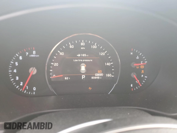 2019 Kia Sorento EX Sport V6 with VIN 5XYPH4A52KG469628, listed as a Copart auction lot 41466235 with 80,848 mi miles and Salvage Title. Bid and sale history available at carsss.com. Image 9.