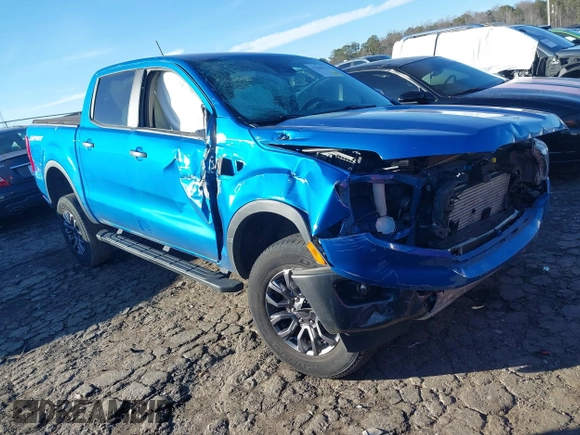 2021 Ford Ranger XL with VIN 1FTER4EH5MLD85626, listed as a IAAI auction lot 41280813 with 32,174 mi miles. Bid and sale history available at carsss.com. Image 1.