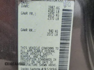 2013 Nissan Altima SV with VIN 1N4BL3APXDN495996, listed as a Copart auction lot 49143575 with 123,445 mi miles and Salvage Title. Bid and sale history available at DreamBid. Image 12.