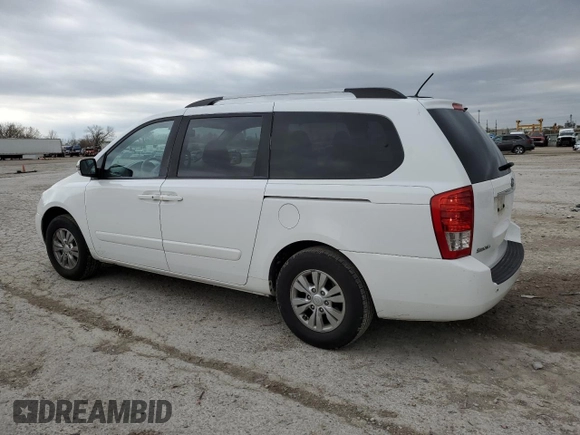 2012 Kia Sedona LX with VIN KNDMG4C75C6416415, listed as a Copart auction lot 51578585 with 115,296 mi miles and Salvage Title. Bid and sale history available at DreamBid. Image 2.
