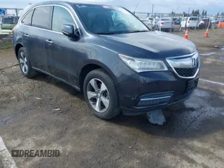 2016 Acura MDX with VIN 5FRYD3H21GB010674, listed as a IAAI auction lot 41916426 with 121,278 mi miles. Bid and sale history available at carsss.com. Image 1.