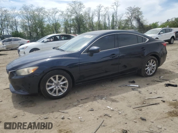 2016 Mazda 6 i Sport with VIN JM1GJ1U59G1436258, listed as a Copart auction lot 54241895 with 132,125 mi miles and Clean Title. Bid and sale history available at DreamBid. Image 1.