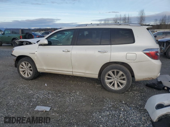 2010 Toyota Highlander Hybrid with VIN JTEBW3EH0A2042466, listed as a Copart auction lot 46064815 with 111,649 mi miles and Salvage Title. Bid and sale history available at carsss.com. Image 2.
