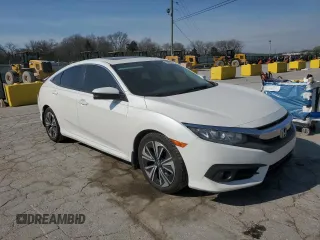 2017 Honda Civic Sedan EX-T with VIN 19XFC1F32HE031911, listed as a Copart auction lot 50859725 with 280,873 mi miles and Salvage Title. Bid and sale history available at carsss.com. Image 4.