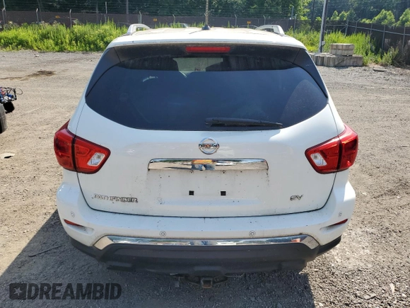 2017 Nissan Pathfinder SV with VIN 5N1DR2MN2HC635879, listed as a Copart auction lot 62212195 with 166,930 mi miles and Clean title. Bid and sale history available at DreamBid. Image 6.