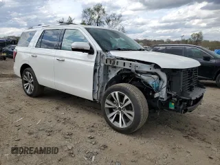 2020 Ford Expedition Limited с VIN 1FMJU2AT7LEA61281, выставлен на аукционе Copart как лот 51326335 с пробегом 48 158 миль миль и Списание • Salvage title. История ставок и продаж доступна на DreamBid. Изображение 4.