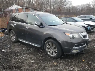 2012 Acura MDX Advance Pkg with VIN 2HNYD2H65CH526288, listed as a Copart auction lot 83744464 with 179,739 mi miles and Salvage Title. Bid and sale history available at carsss.com. Image 4.