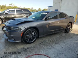 2022 Dodge Charger R/T with VIN 2C3CDXCT4NH126479, listed as a Copart auction lot 46417085 with 59,724 mi miles and Salvage Title. Bid and sale history available at carsss.com. Image 1.