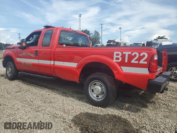 2016 Ford F-250 XLT with VIN 1FT7X2B64GEA16500, listed as a Copart auction lot 58347425 with Not provided miles and Salvage title. Bid and sale history available at DreamBid. Image 2.